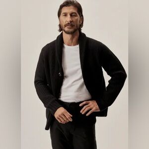 Buck Mason Men's Wool & Cashmere blend Cardigan Sweater